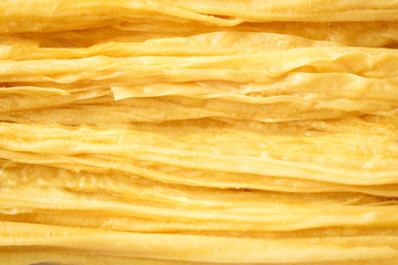 texture background of Korean asparagus