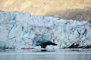 Glaciers of the Svalbard archipelago. The most beautiful places on planet Earth.