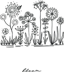 Big set of minimal trees and flowers linear - vector