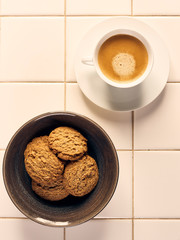 Galletas caseras con café 