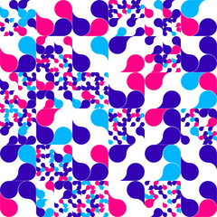 Vector minimal geometric background. Universal abstract  pattern for wallpaper, web or prints cover, textile, ceramic tile etc.