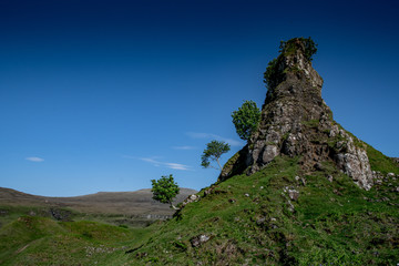 roccia  e cielo scozzesi