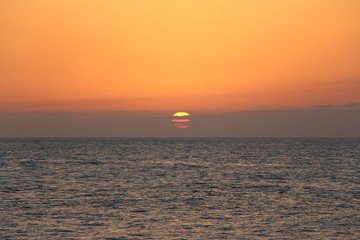 Horizonte nublado