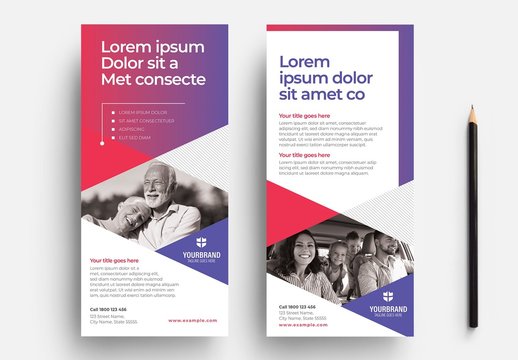 Simple Thin Business Flyer Layout with Modern Style