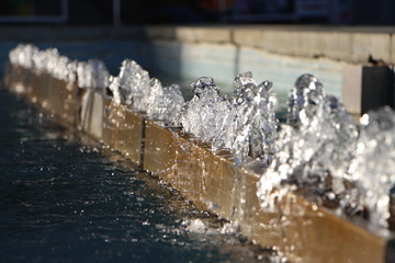 Fuente congelada