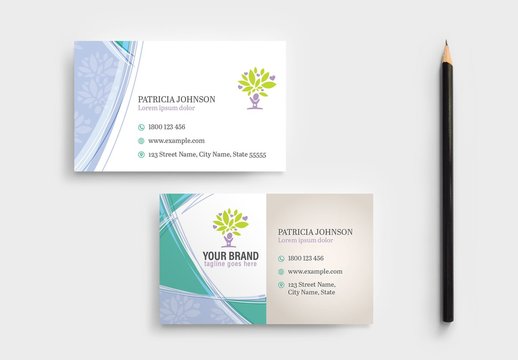 Community Medical Service Business Card Layout
