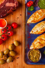 restaurant dish on a plate and ingredients that it includes