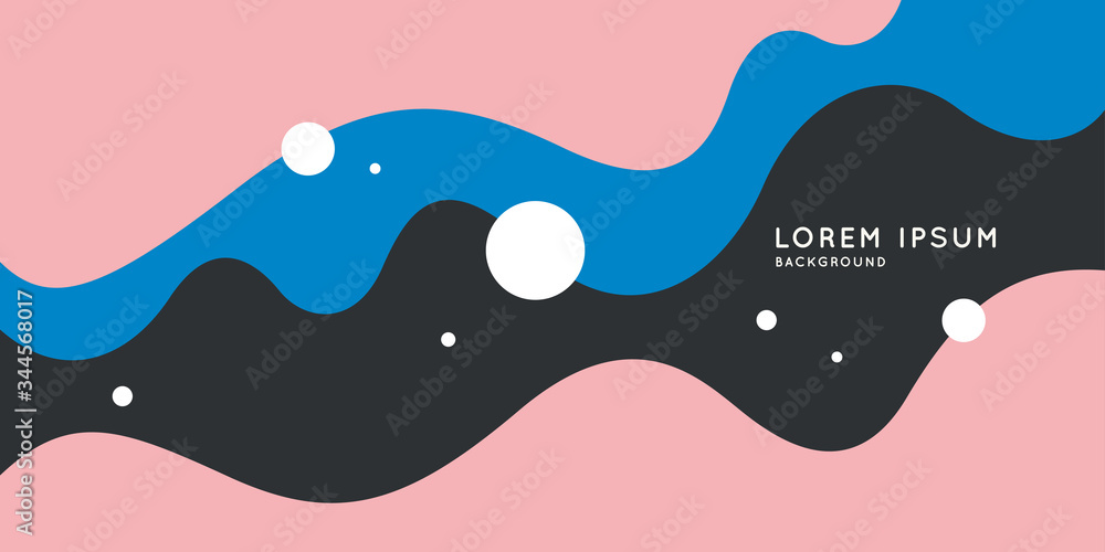 Aufkleber modern backgrounds with abstract elements and dynamic shapes. compositions of colored spots. vector 