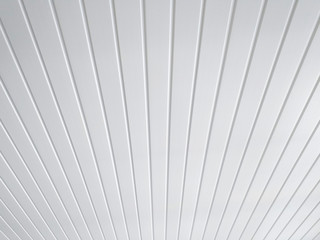 Reed white roof perspective background. White ceiling beams pattern background.