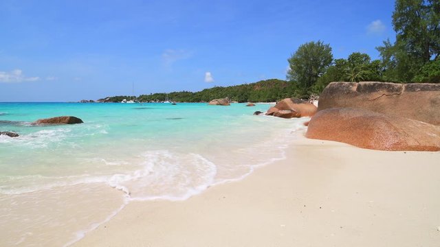 Beach Anse Lazio, Praslin Island, Seychelles, Indian Ocean, Africa