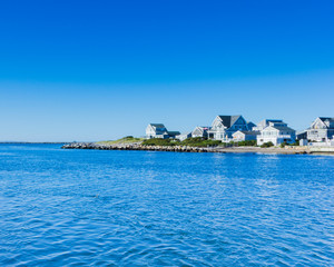 houses by the sea