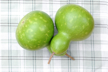 two bottle gourds