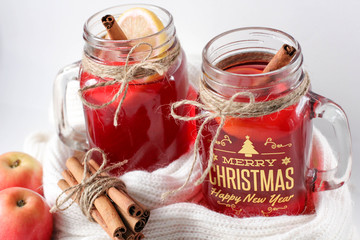 mulled wine, a warming drink