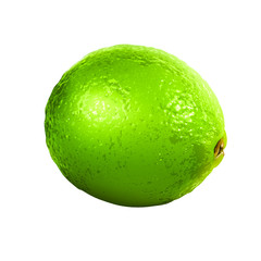 
Fresh green alluring summer cocktail lime