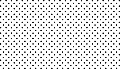 Abstract background Seamless vector dot pattern, simple, black circle for background images, website design, fabric patterns, interior design
