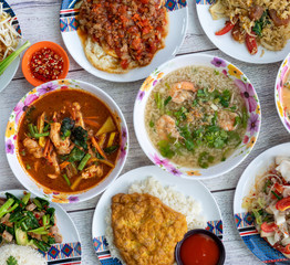 Thai Food Mixed Dishes