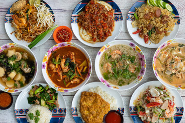 Thai Food Mixed Dishes