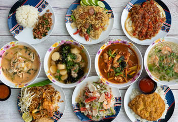 Thai Food Mixed Dishes