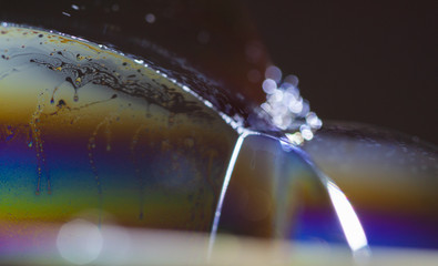 Colors in a soap bubble