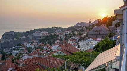 The sun sets and the old city is freed from the heat of the day