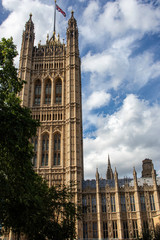 Fototapeta na wymiar parliament building in London