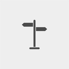Sign post vector icon sign symbol