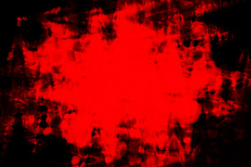 Fototapeta na wymiar An abstract red grunge splattered blob background image.