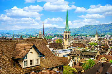 Zurich city Old town, Switzerland