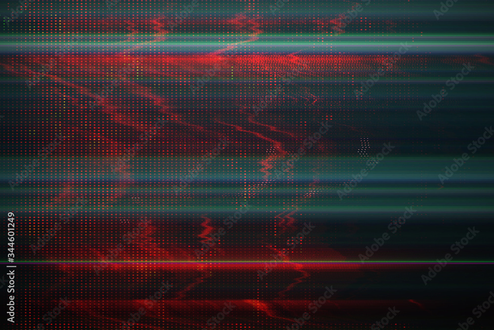 Wall mural Test Screen Glitch abstract Texture