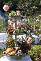 Herbstliches Blumendekor