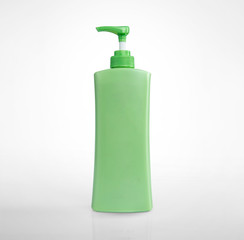 plastic bottle of liquid soap