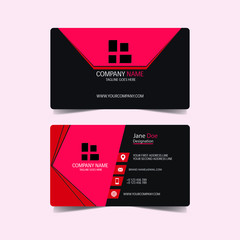 Professional Business Card Template Design
