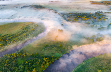 Belarusian aerial landscape