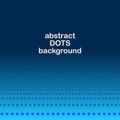 abstract dots background with blue gradient and perspective