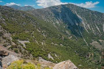 very beautiful view from the mountains