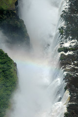 Aerial shot of Victoria Falls, Livingstone, Zambia