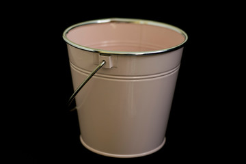 bucket for water milk drink food