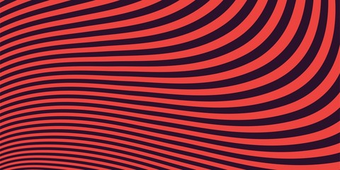 Abstract red stylish wave banner background