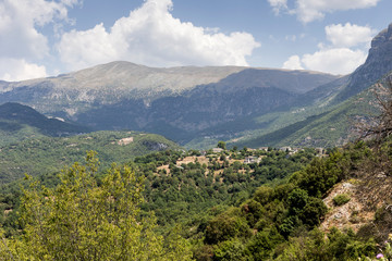 The village Papingo in the mountains (Epirus region, Greece)
