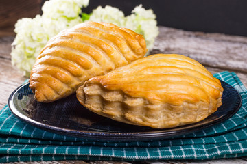 Puff pastry apple.