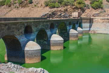 Archbishop's Bridge in the Monfragüe National Park in Extremadura.