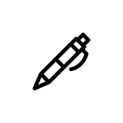 Pen Education Outline Icon Logo Vector Illustration
