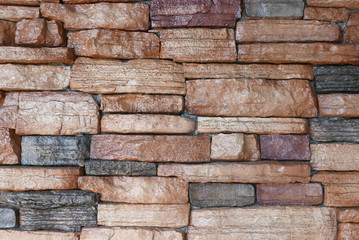 Stones bricks wall background and texture.