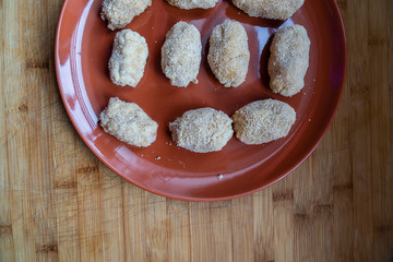 homemade spanish croquettes on a plate