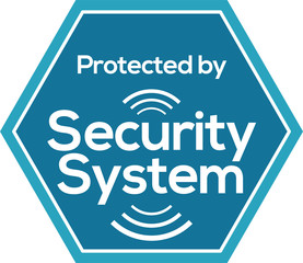 Protected by signage for commercial security