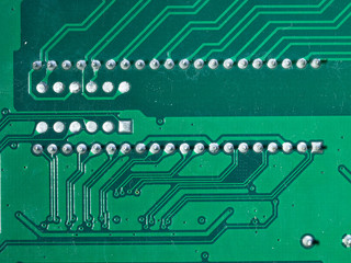 printed circuit for electronic components