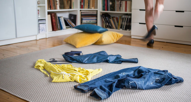 Dress on floor hotsell