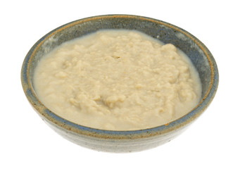 Bowl of whole grain rice cereal