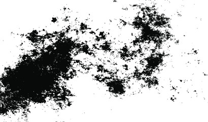 Rough black and white texture vector. Distressed overlay texture. Grunge background. Abstract textured effect. Vector Illustration. Black isolated on white background. EPS10.