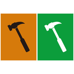 hammer icon vector illustration symbol